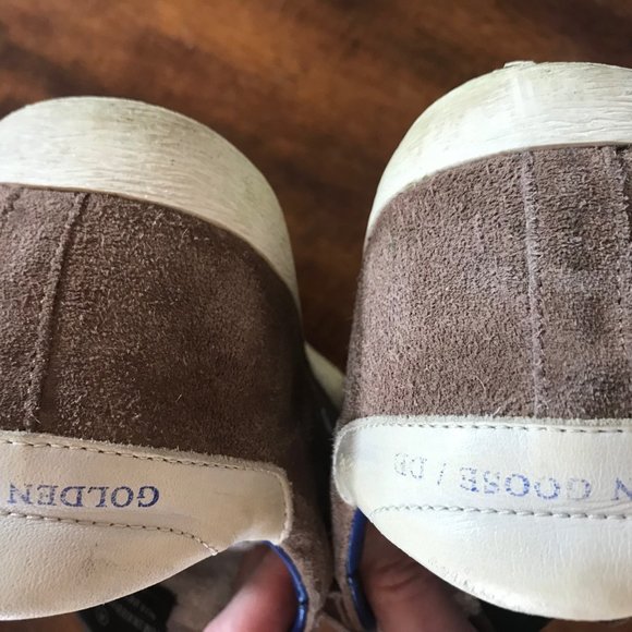 Golden Goose Brown and Cream Sneakers - Picture 5 of 12